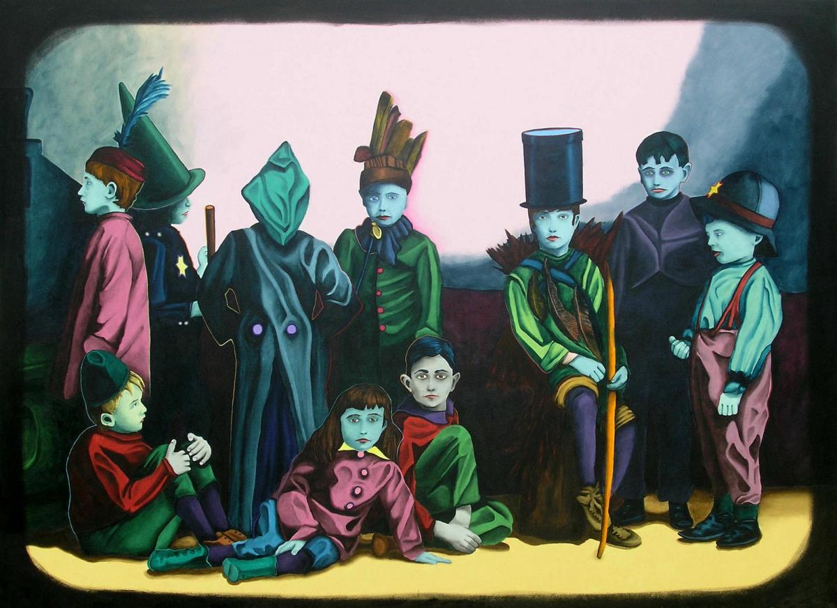 oil painting by Matt Kane - “And in his absence, few knew who to be” oil painting by Matt Kane - “And in his absence, few knew who to be”