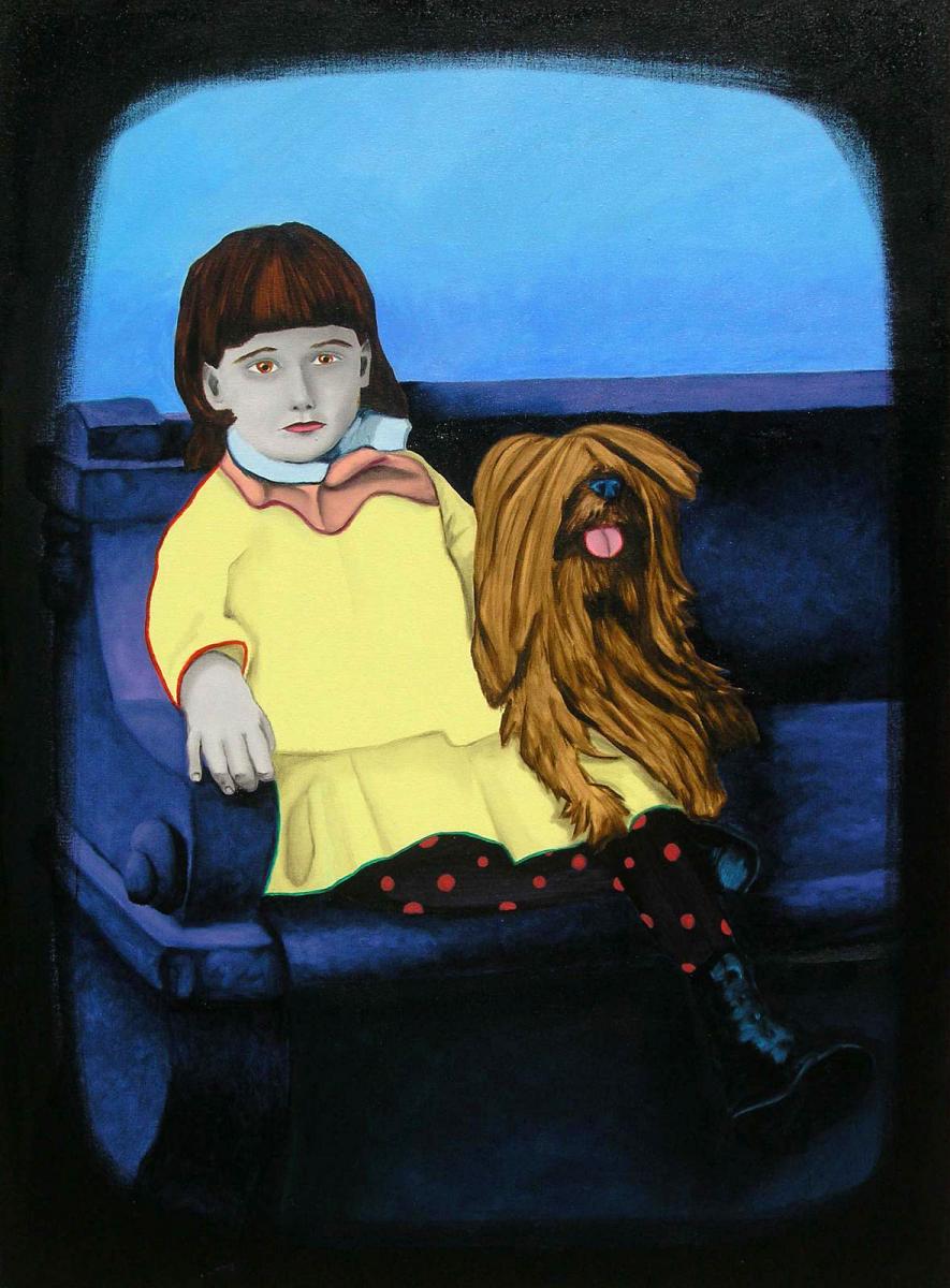 oil painting by Matt Kane - “The most beautiful day I’ve had in the saddest month I can”