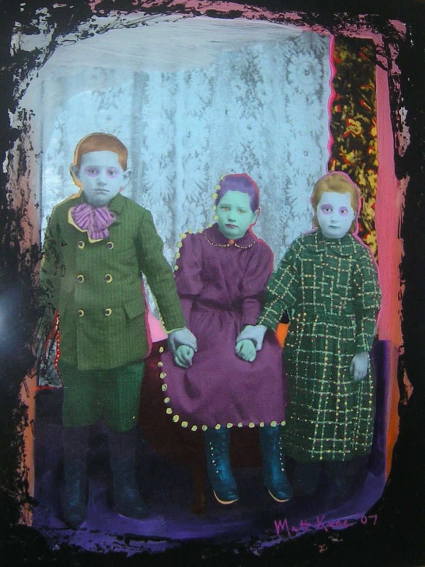 resin painting by Matt Kane - “Clung Together Like a Magician's Skarf”