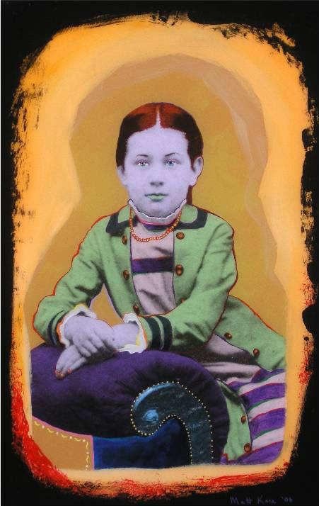 resin painting by Matt Kane - “Study for Glass Eye Sally.”