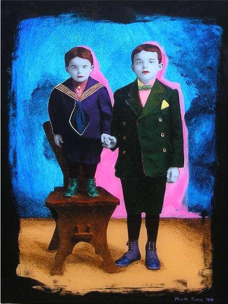 resin painting by Matt Kane - “Study for Borrowed Confidence”