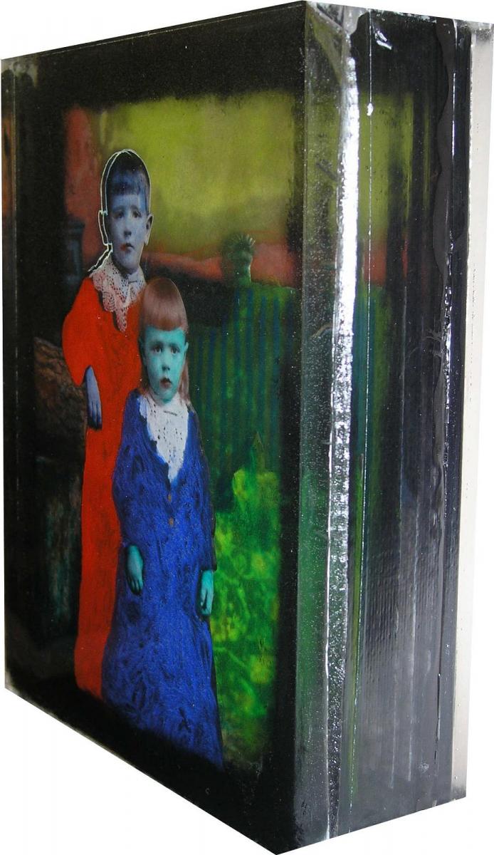 resin box by Matt Kane - “Virtues of Disbelief” - detail 1