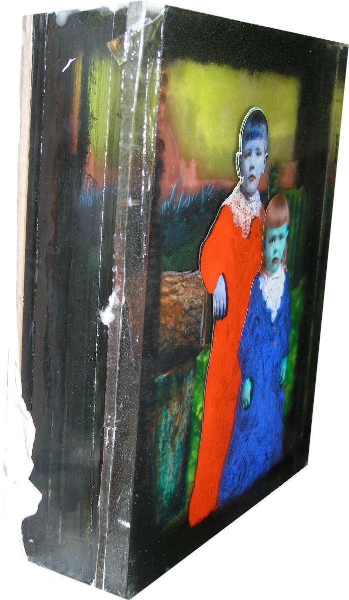 resin box by Matt Kane - “Virtues of Disbelief” - detail 2