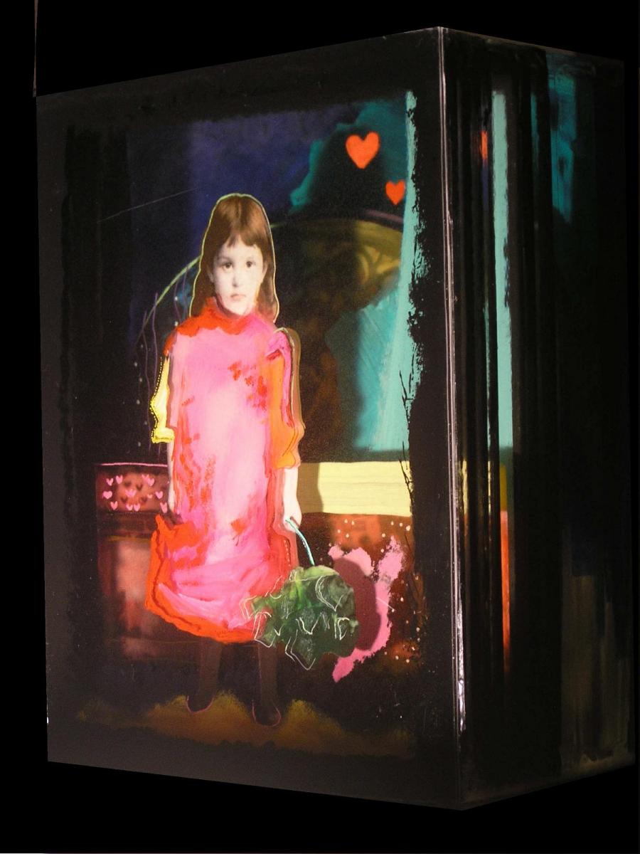 resin box by Matt Kane - “Until her flowers blossom to heaven” - detail 2