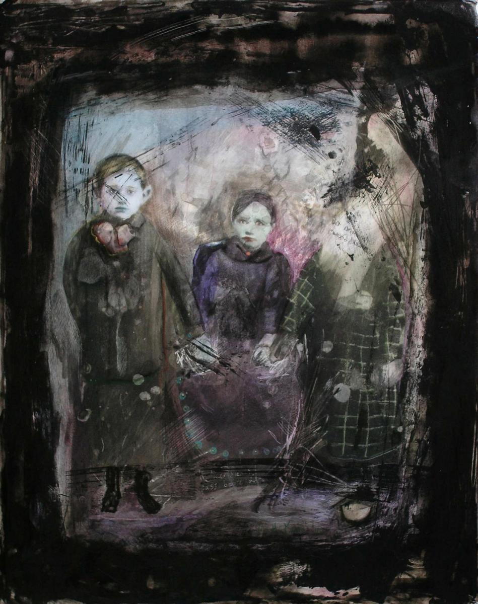drawing by Matt Kane - “siblings erased”