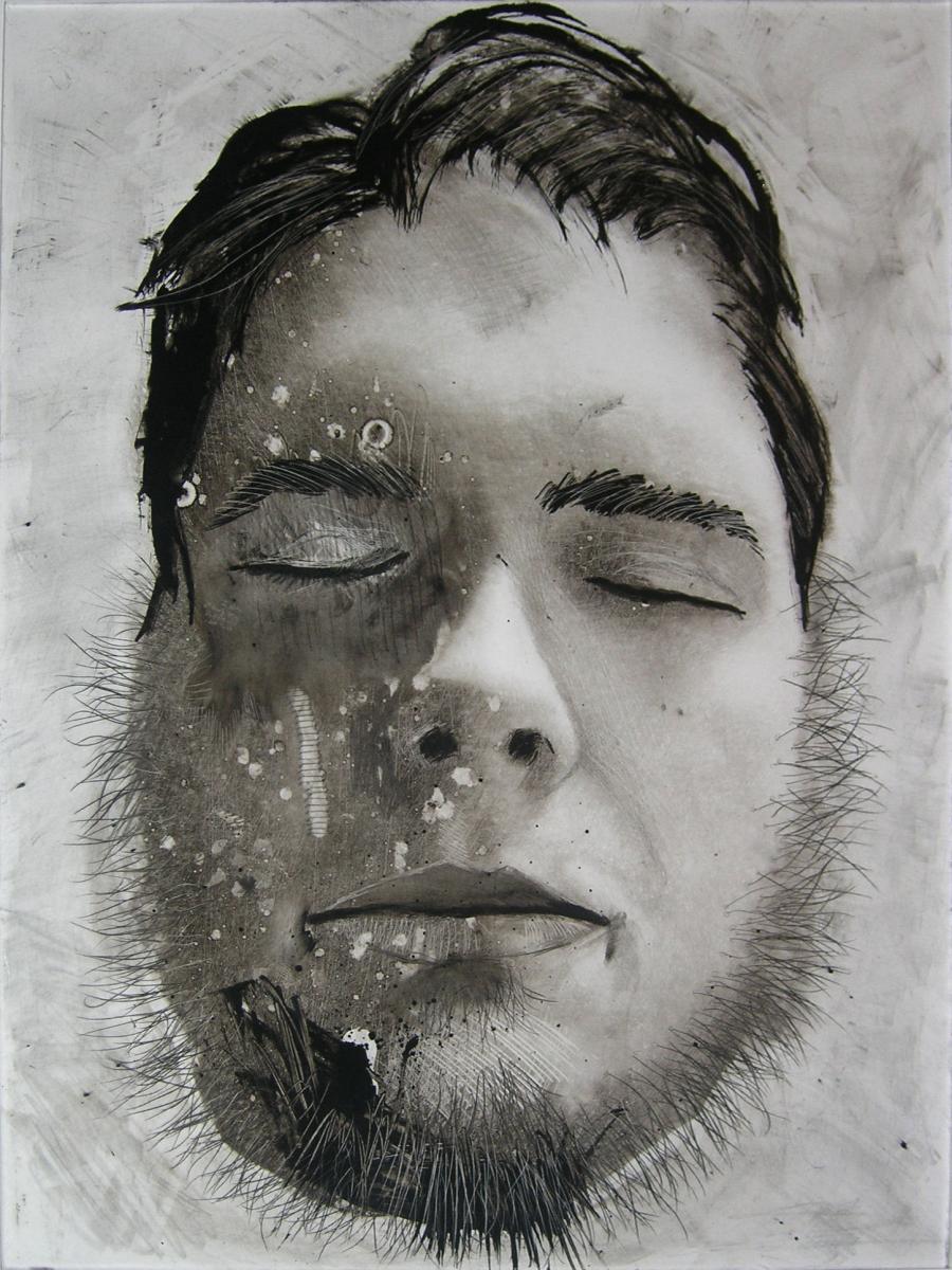 drawing by Matt Kane - “when i think of myself dead”