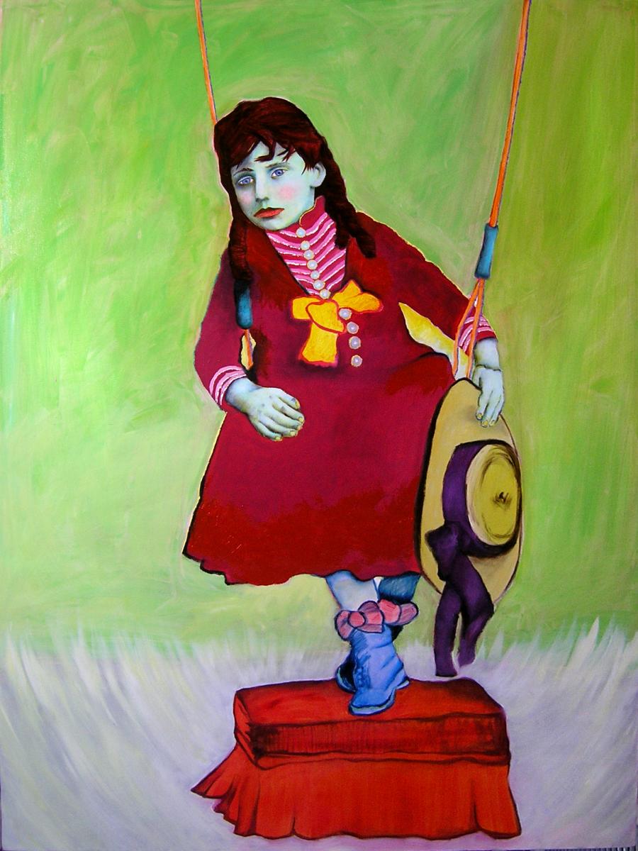oil painting by Matt Kane - “Watching Paint Dry”