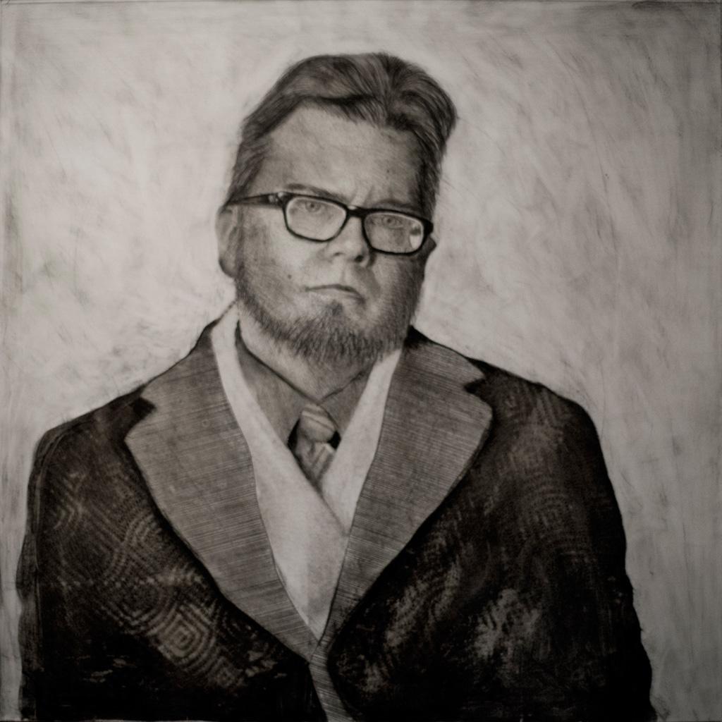drawing by Matt Kane - “WINTER SELF PORTRAIT”