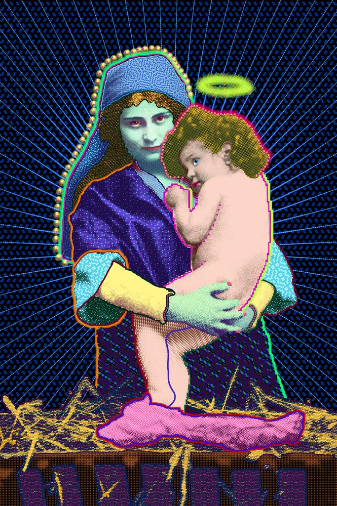 painting by Matt Kane - “What Child Is This? (Madonna and Child)”