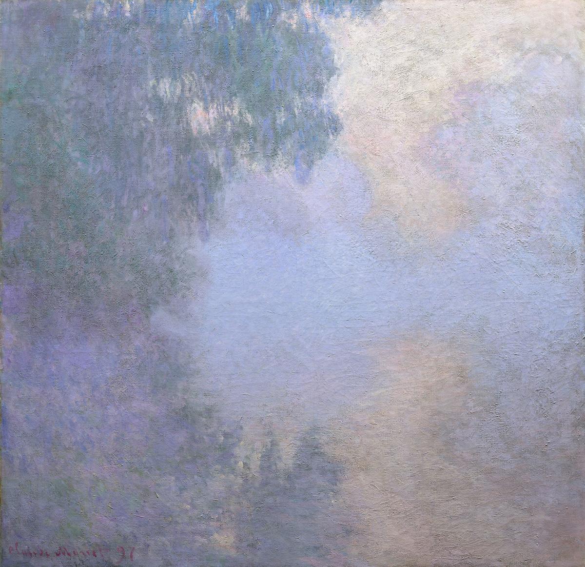 The original master work this is based on. Branch of the Seine near Giverny (Mist) by Claude Monet - 1897 - CC0 Public Domain Designation